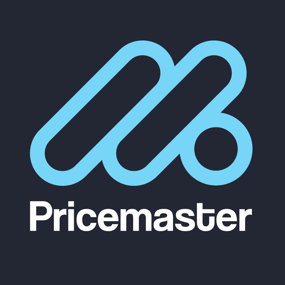 Stacked logo, dark background