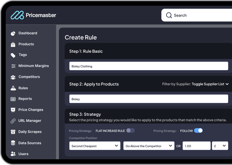 Control how you compete